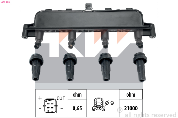 KW Gyújtótrafó 470405_KW